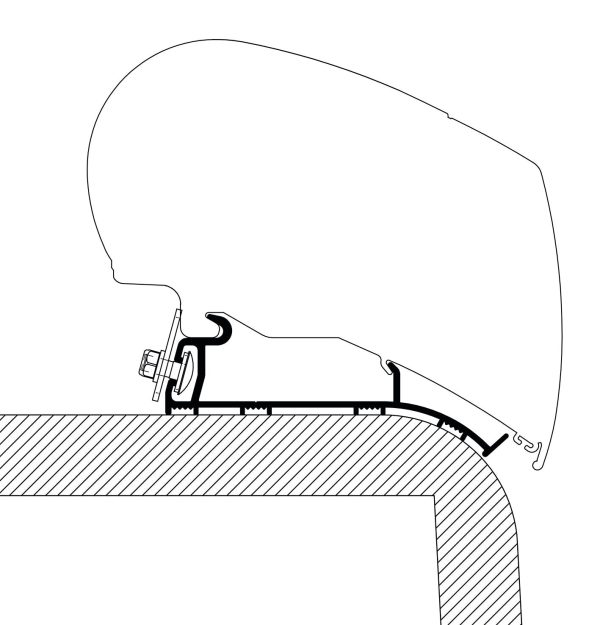 Adapter Hymer Roof-Nova 550 cm (S) Jetzt online