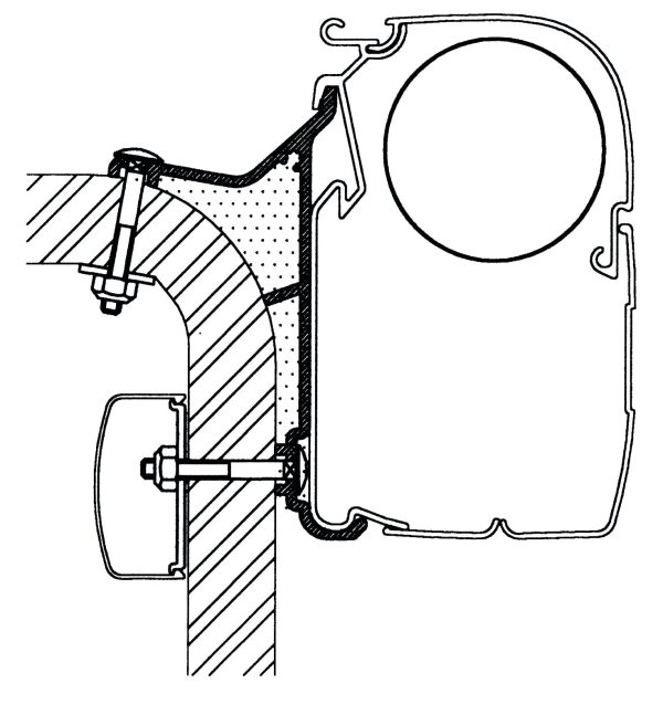 Adapter Hymer B2-Klasse, 500 cm (S) Im Angebot