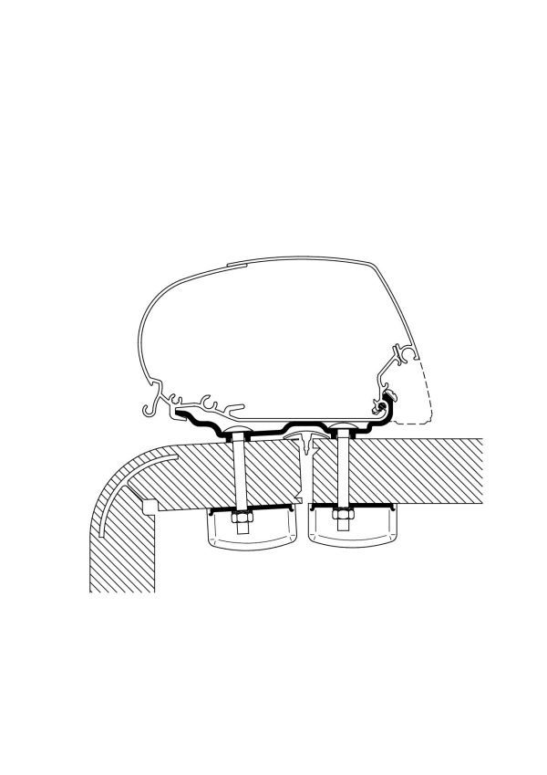Adapter Hymer 2016, 550 cm (S) Zu verkaufen